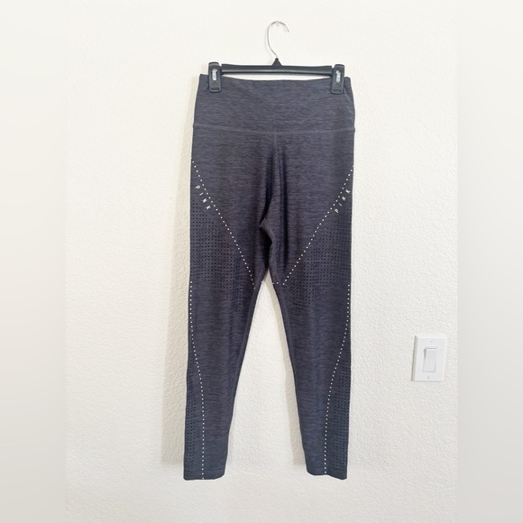 PINK Victoria's Secret Dark Gray Leggings with Silver Accents - Picture 1 of 10